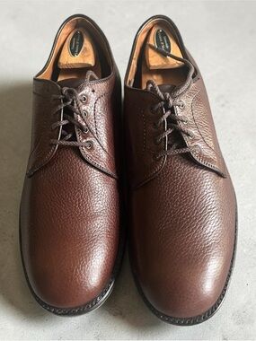Alden 301 E/C Brown Pebbled Leather Derby Shoes - High Fluent ‘em Shoes